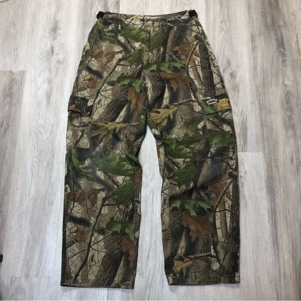 Realtree Camouflage Cargo Pants in Green and Brown